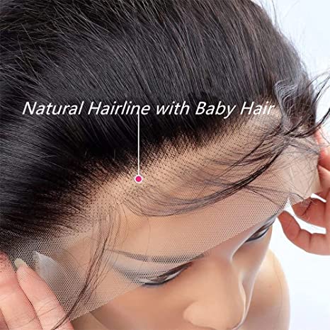 Angelbella Olada de agua de alta calidad HD Swiss Lace Frontal 13x4 Cabello de encaje de cabello natural Cabello humano