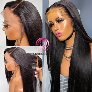 Angelbella Glory Virgin Hair 13x4 Brasile Brasile Brasileño HD Lace Frontal Hair Wig