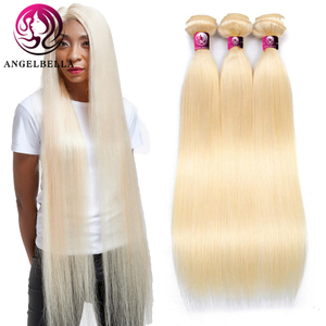 613# rubio remy cabello tejido de cabello liso para el cabello humano paquete de trama ofertas al por mayor 