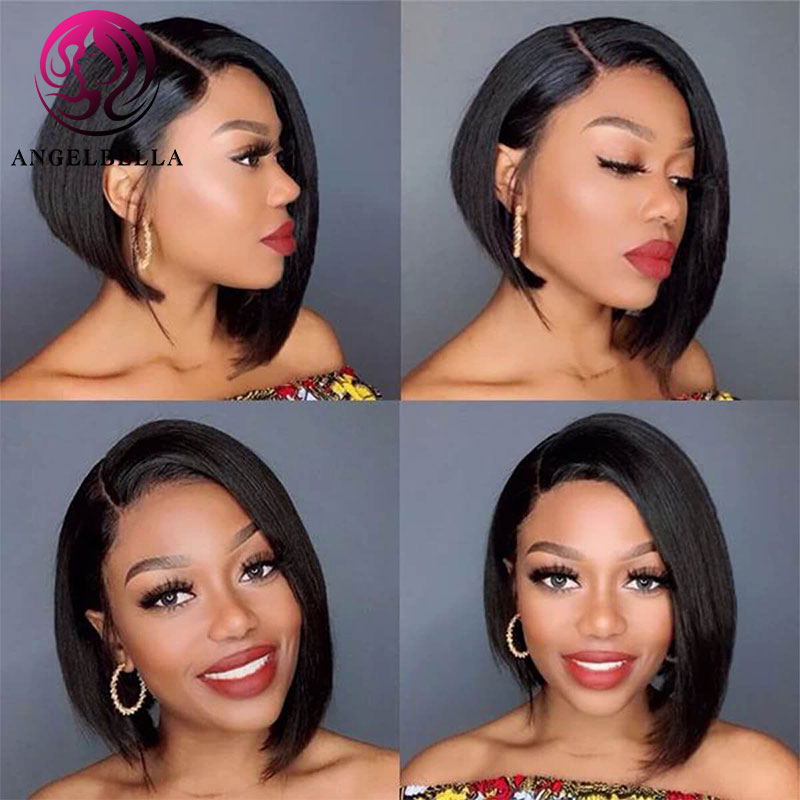 pelucas bob al por mayor con bang barato de cabello humano pelucas de cabello brasileño