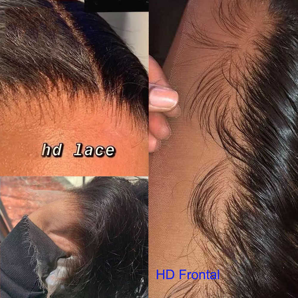 Cierre de encaje completo 4*4 Silk recto HD Cierre de encaje Humano Cierro frontal Cabello