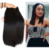 Super Double Silk Remy Remy Weave Natural Black Human Hair paquetes 