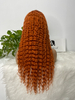 Angelbella T-Part Lace Blancos delanteros, Oveja de color naranja Ginger Deepa Brasil Peluces de cabello humano