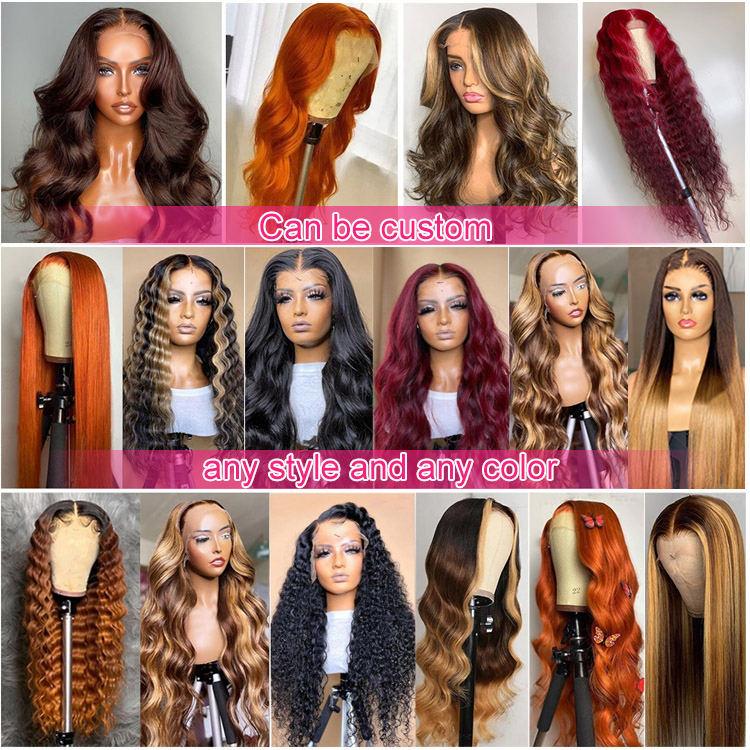 Angelbella DD Diamond Hair 13x4 HD Body Wave Lace Wigs Frontal Wigs Cheor más natural para cabello humano