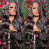  Angelbella Queen Doner Cabello virgen 100% sin procesar Virgin Human Hair 13x4 Body Wave HD Pelucas frontales para mujeres negras 