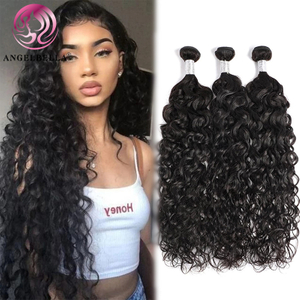 Angelbella dd Diamond Hair al por mayor benéficas de ondas de agua brasileadas Bundles de cabello humano doble