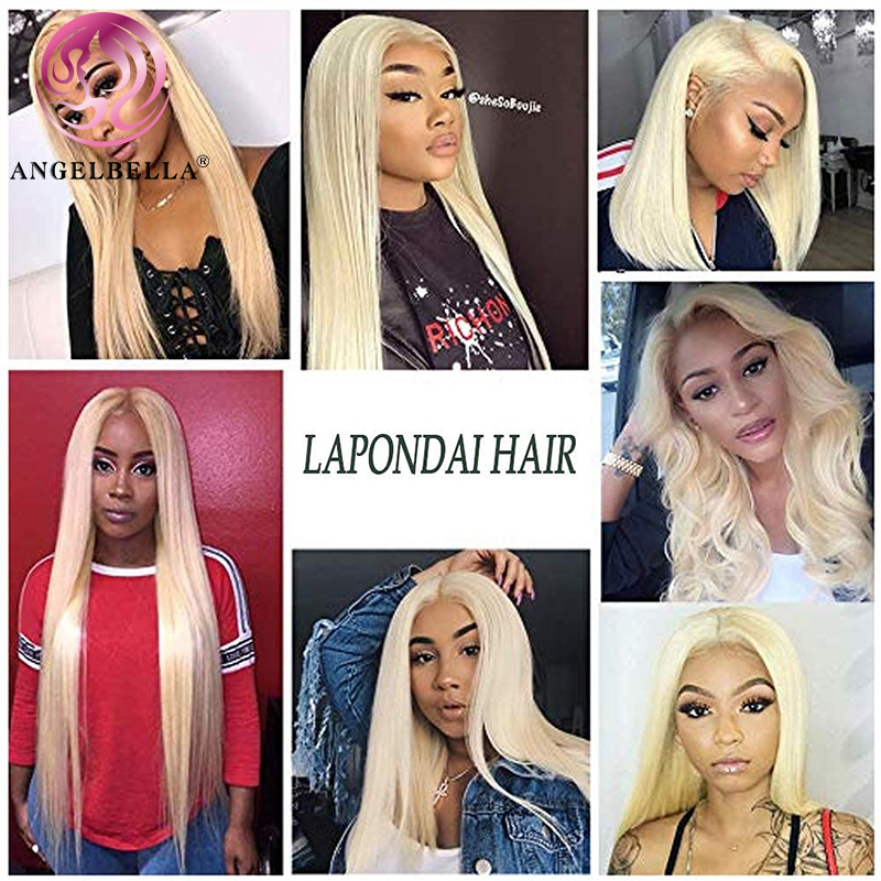Angelbella Queen Doner Virgin Hair Raw Brasil 613# Straight 100% Human Hair Bundles