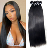 Mejores extensiones de cabello humano virgen bocones de tejido de cabello humano natual
