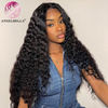Angelbella Queen Doner Virgin Hair 13x4 Deep Wave HD Cabello humano frontal para mujeres