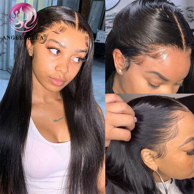 Angelbella Glory Virgin Hair 13x4 Retrase PREPLED CAMBIO PELO HUMANO HUMANO PELO HD PEDIDAS 