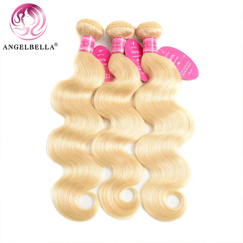 Angelbella Queen Doner Virgin Hair Beauty 613 Brasil Body Wave Raw Human Bundle 