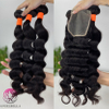 Remy Hair Bundle Bundles de cabello al por mayor Bundles de ondas oceánicas