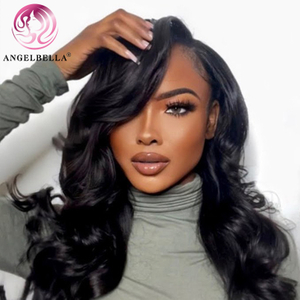 Angelbella Queen Doner Virgin Hair 13x6 HD CABLO frontal Cabello humano ola de cabello perfecto
