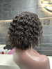Angelbella encaje ola de agua frontal pelucas bobs cabello humano